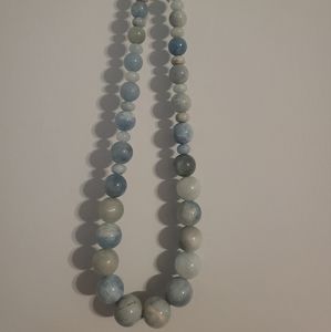 Blue aqua necklace